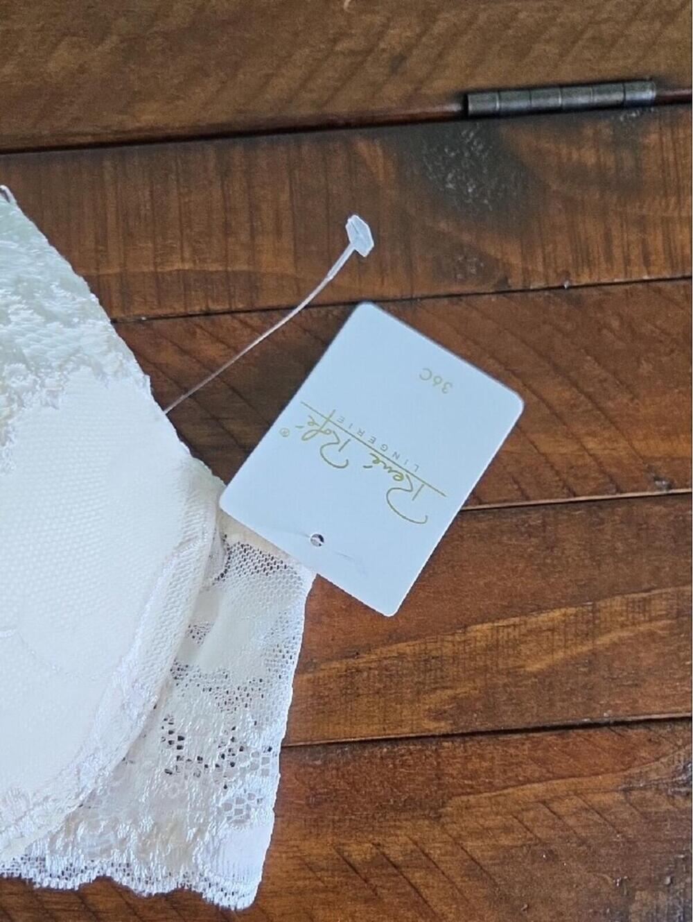 Nwt Rene Rofe Ivory Padded Bra Size 36c - Picture 4 of 7